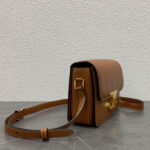 Celine Teen Triomphe Bag In Shiny Calfskin